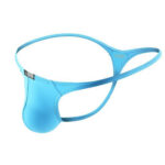 Underwear Solid Color Low Waist Breathable Nylon Thong