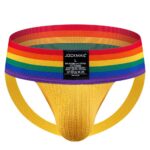 Underwear Wide Belt Rainbow Pride Jockstrap