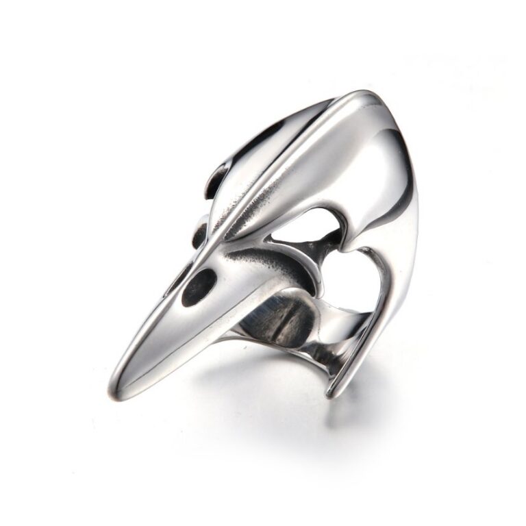 Rings Crow Head Stainless Steel Beast Ring